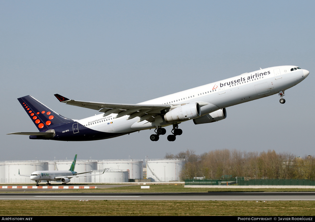 Aircraft Photo of OO-SFD | Airbus A330-342 | Brussels Airlines | AirHistory.net #453336