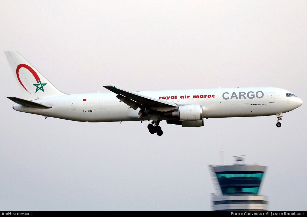 Aircraft Photo of CN-ROW | Boeing 767-343/ER(F) | Royal Air Maroc - RAM Cargo | AirHistory.net #453346