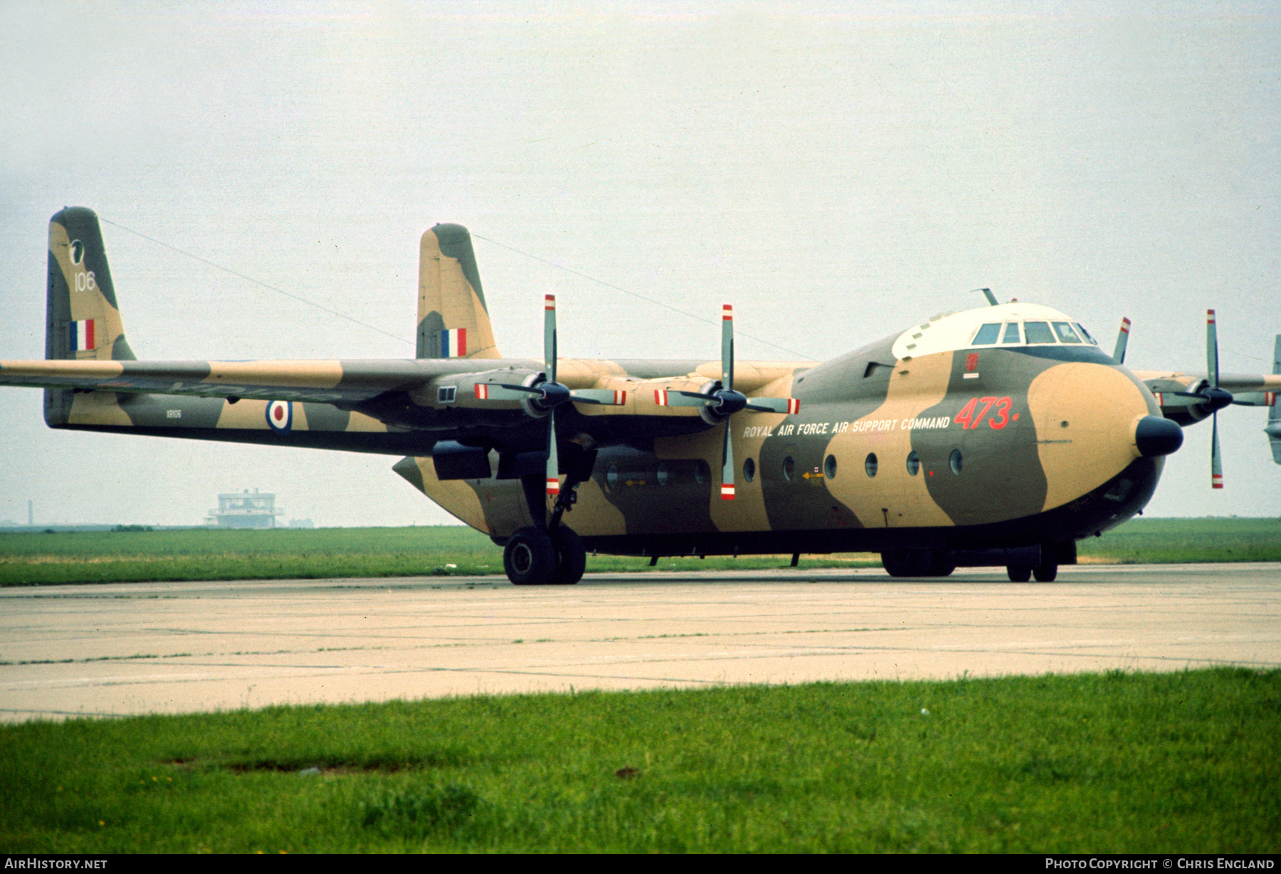 Aircraft Photo of XR106 | Armstrong Whitworth AW-660 Argosy C.1 | UK - Air Force | AirHistory.net #453369