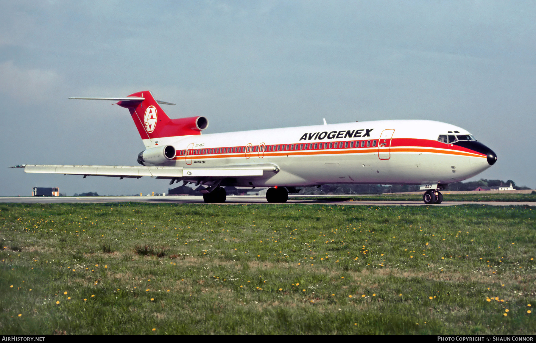 Aircraft Photo of YU-AKD | Boeing 727-2L8/Adv | Aviogenex | AirHistory.net #453383
