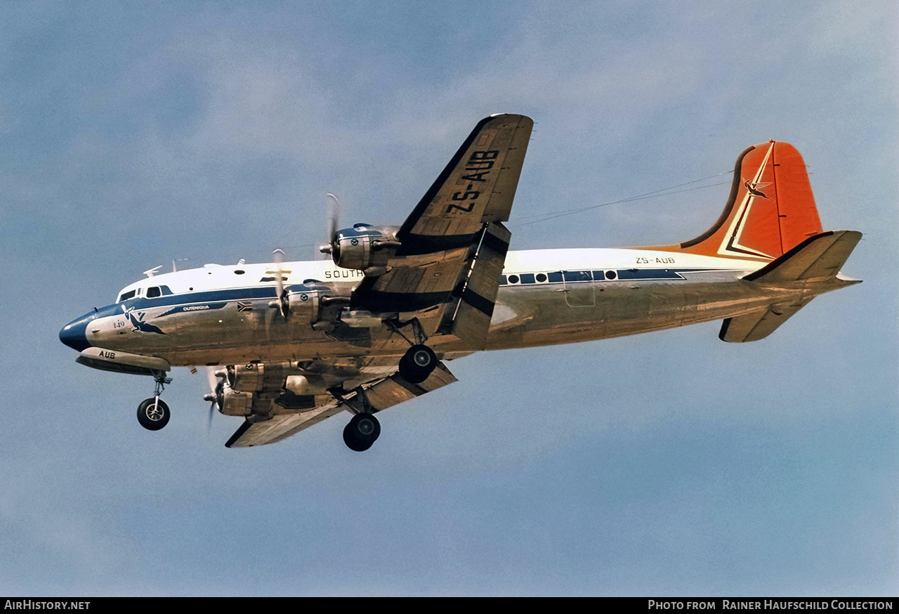 Aircraft Photo of ZS-AUB | Douglas DC-4-1009 | South African Airways - Suid-Afrikaanse Lugdiens | AirHistory.net #453395