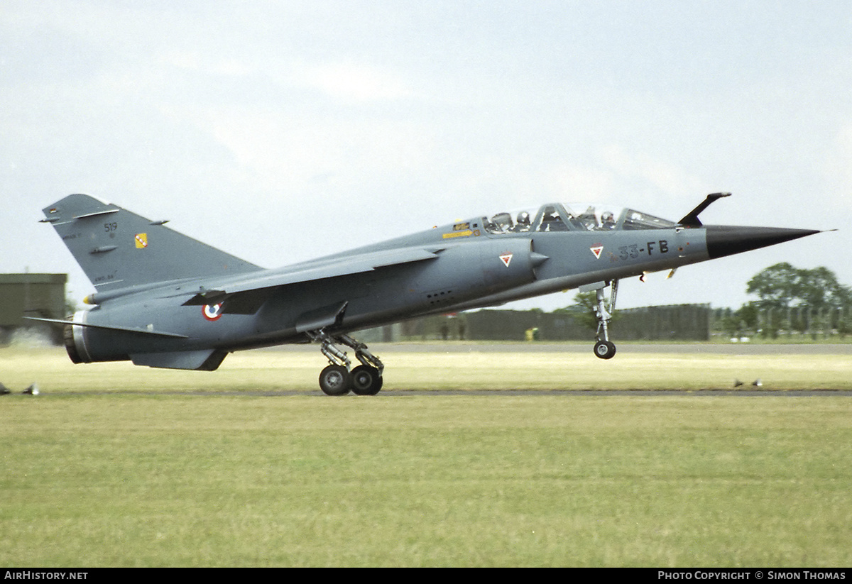 Aircraft Photo of 519 | Dassault Mirage F1B | France - Air Force | AirHistory.net #453408