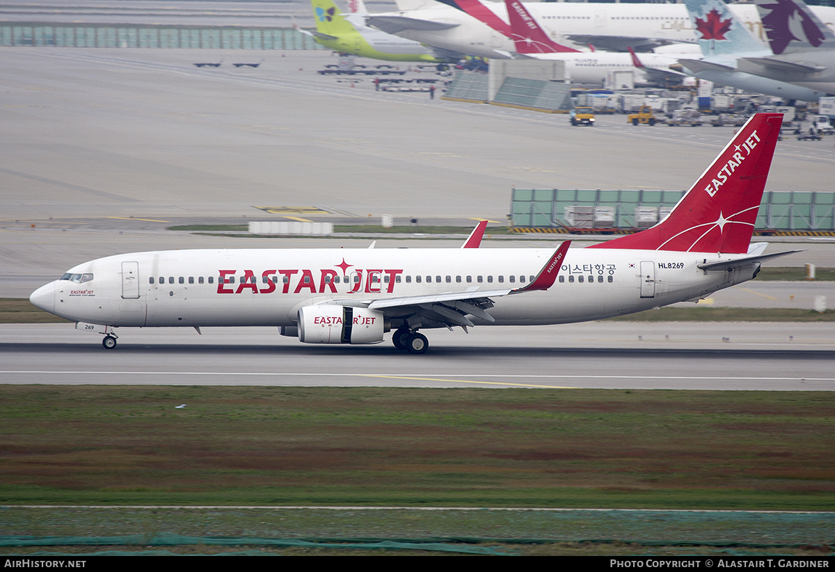 Aircraft Photo of HL8269 | Boeing 737-8Q8 | Eastar Jet | AirHistory.net #453428