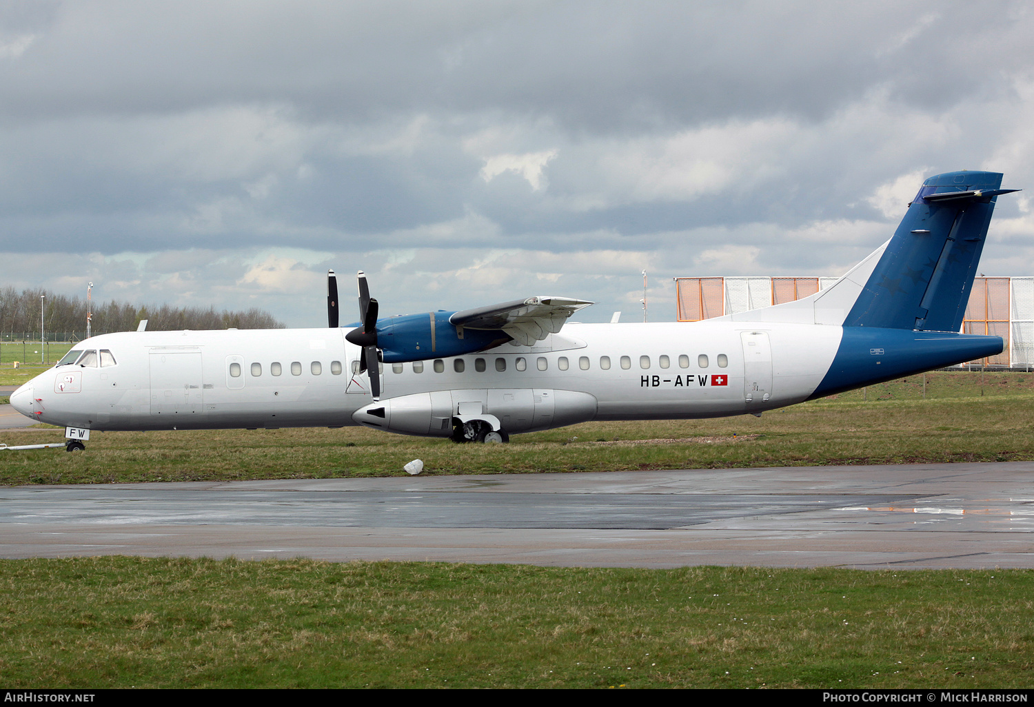 Aircraft Photo of HB-AFW | ATR ATR-72-202/F | AirHistory.net #453431