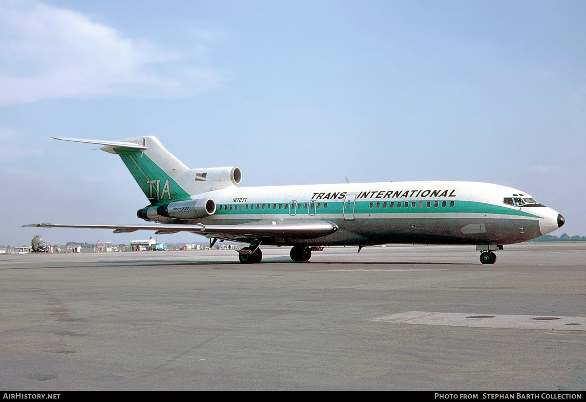 Aircraft Photo of N1727T | Boeing 727-171C | Trans International Airlines - TIA | AirHistory.net #453438