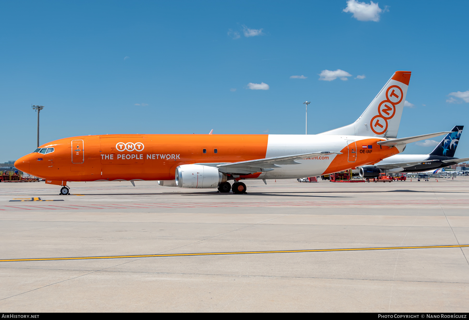 Aircraft Photo of OE-IAF | Boeing 737-4Y0(SF) | TNT Airways | AirHistory.net #453465