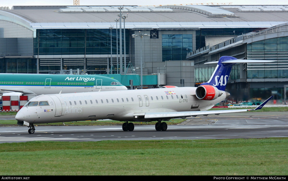 Aircraft Photo of EI-FPU | Bombardier CRJ-900LR (CL-600-2D24) | Scandinavian Airlines - SAS | AirHistory.net #453471