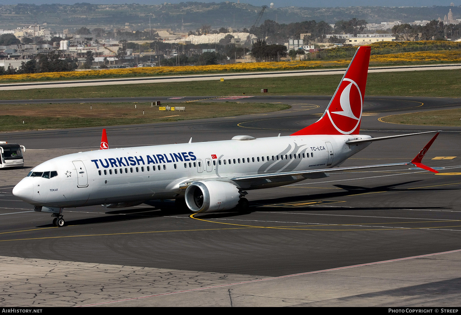 Aircraft Photo of TC-LCA | Boeing 737-8 Max 8 | Turkish Airlines | AirHistory.net #453474