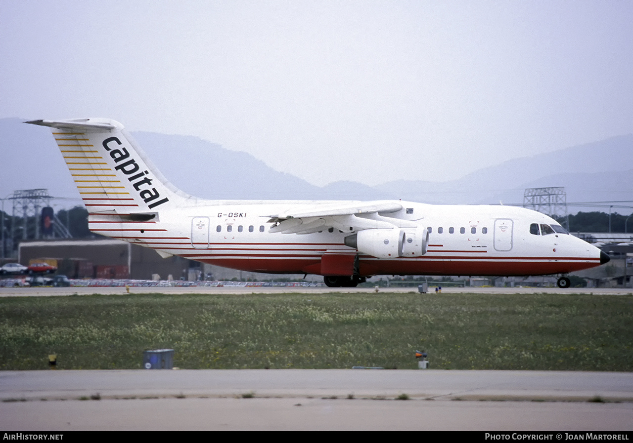 Aircraft Photo of G-OSKI | British Aerospace BAe-146-200 | Capital Airlines | AirHistory.net #453509