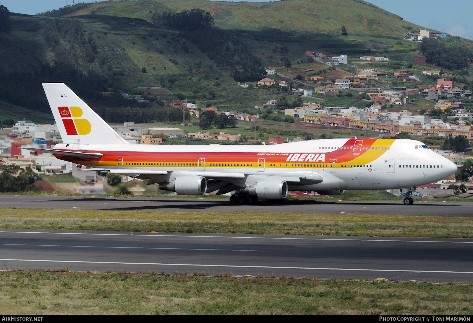 Aircraft Photo of TF-ATJ | Boeing 747-341 | Iberia | AirHistory.net #453549