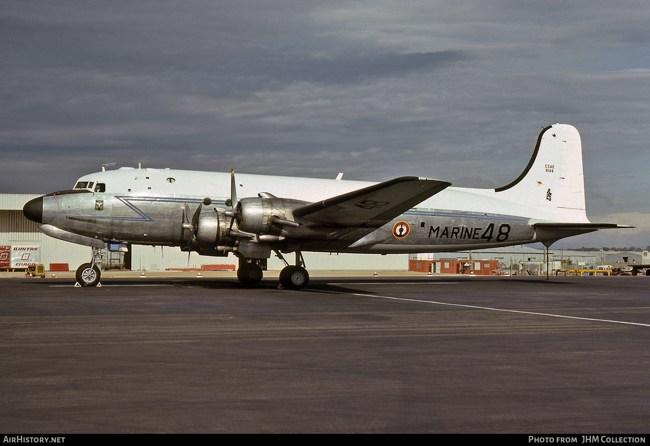 Aircraft Photo of 9148 | Douglas C-54E Skymaster | France - Navy | AirHistory.net #453568