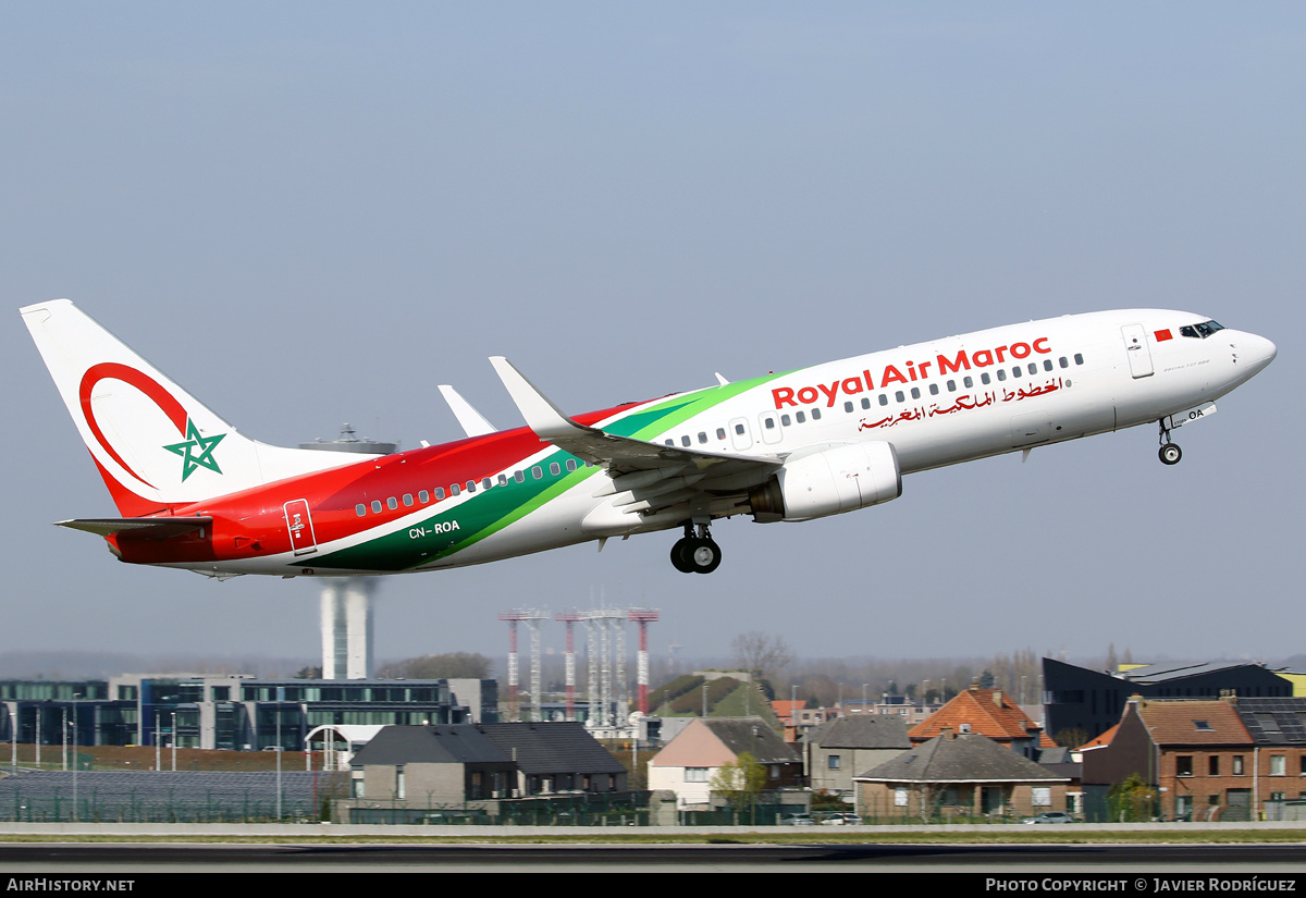 Aircraft Photo of CN-ROA | Boeing 737-8B6 | Royal Air Maroc - RAM | AirHistory.net #453588