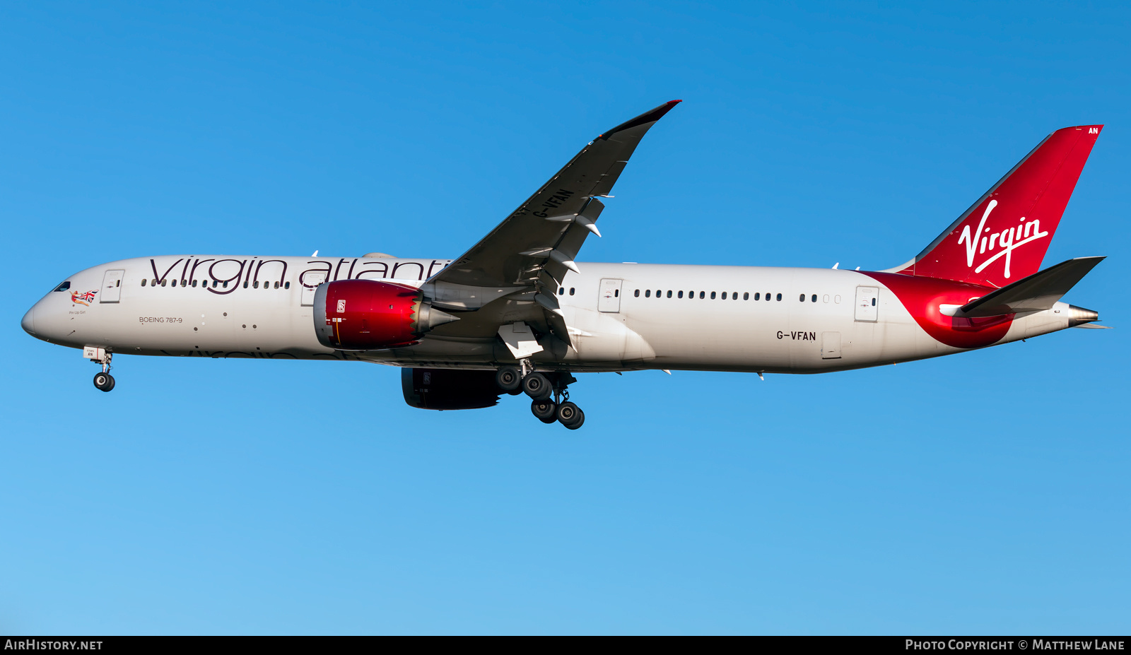 Aircraft Photo of G-VFAN | Boeing 787-9 Dreamliner | Virgin Atlantic Airways | AirHistory.net #453597