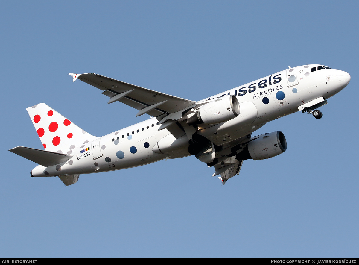 Aircraft Photo of OO-SSJ | Airbus A319-111 | Brussels Airlines | AirHistory.net #453628