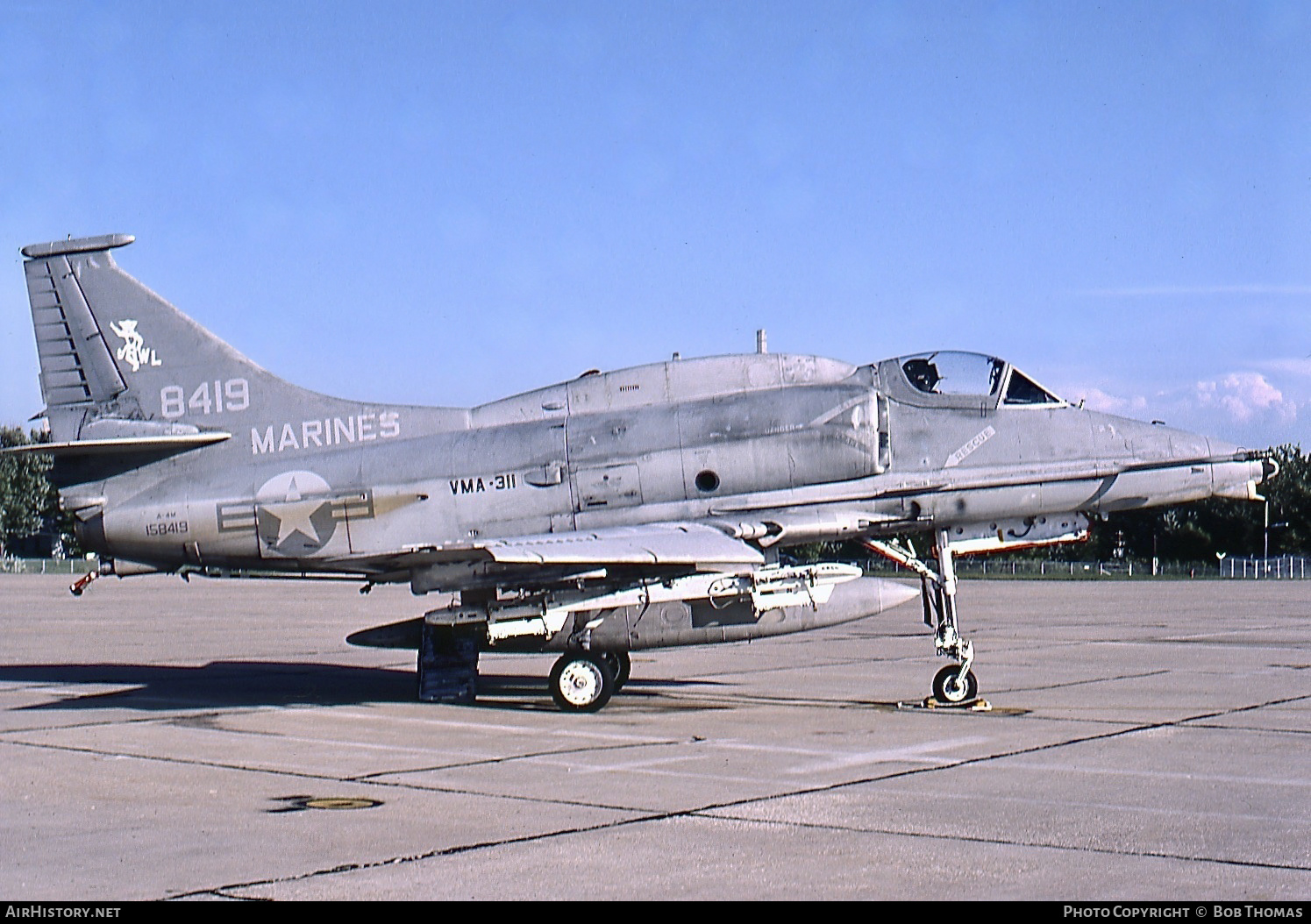 Aircraft Photo of 158419 / 8419 | McDonnell Douglas A-4M Skyhawk II | USA - Marines | AirHistory.net #453634