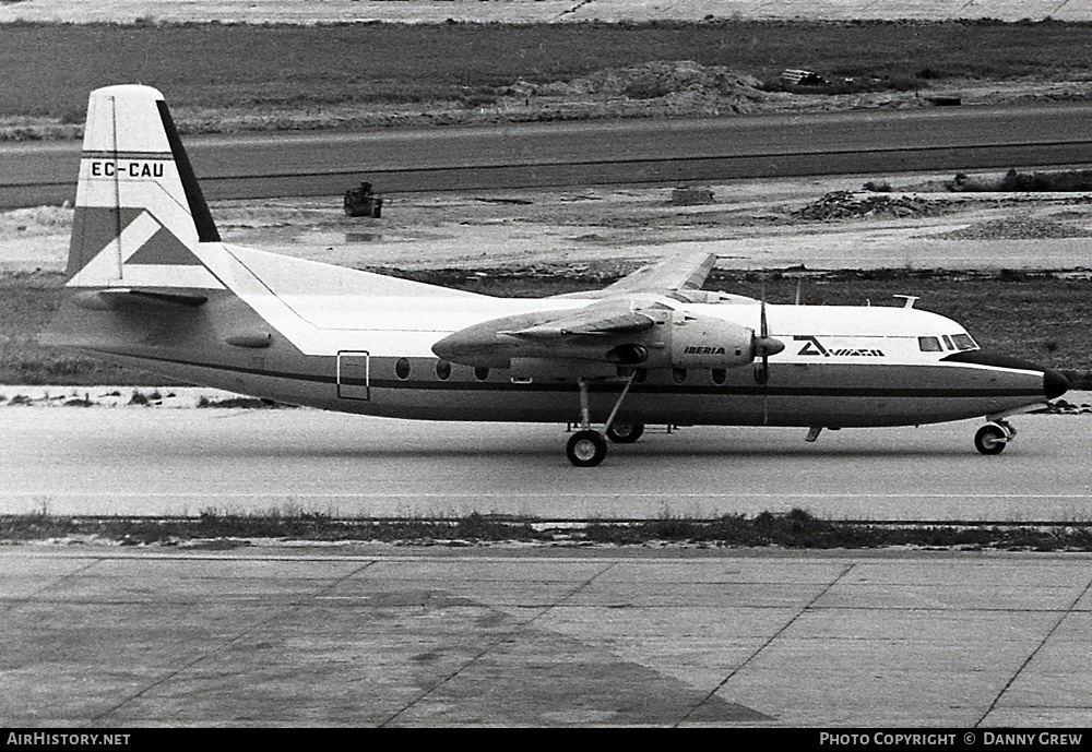 Aircraft Photo of EC-CAU | Fokker F27-600 Friendship | Aviaco | AirHistory.net #453647