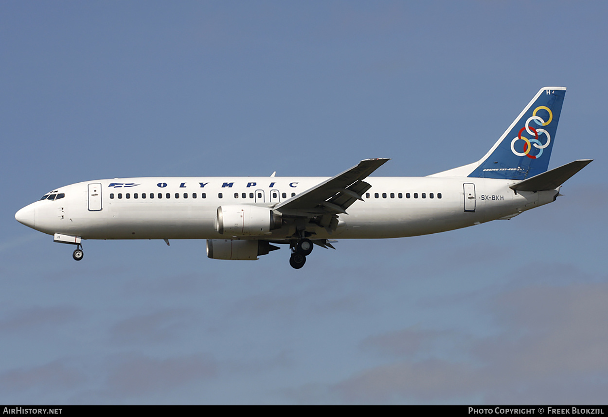 Aircraft Photo of SX-BKH | Boeing 737-4Q8 | Olympic | AirHistory.net #453650