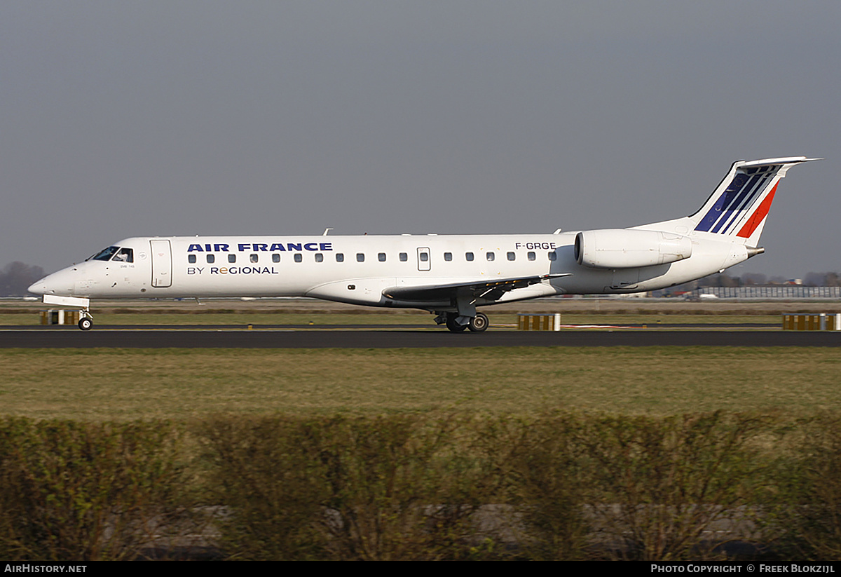 Aircraft Photo of F-GRGE | Embraer ERJ-145EU (EMB-145EU) | Air France | AirHistory.net #453655