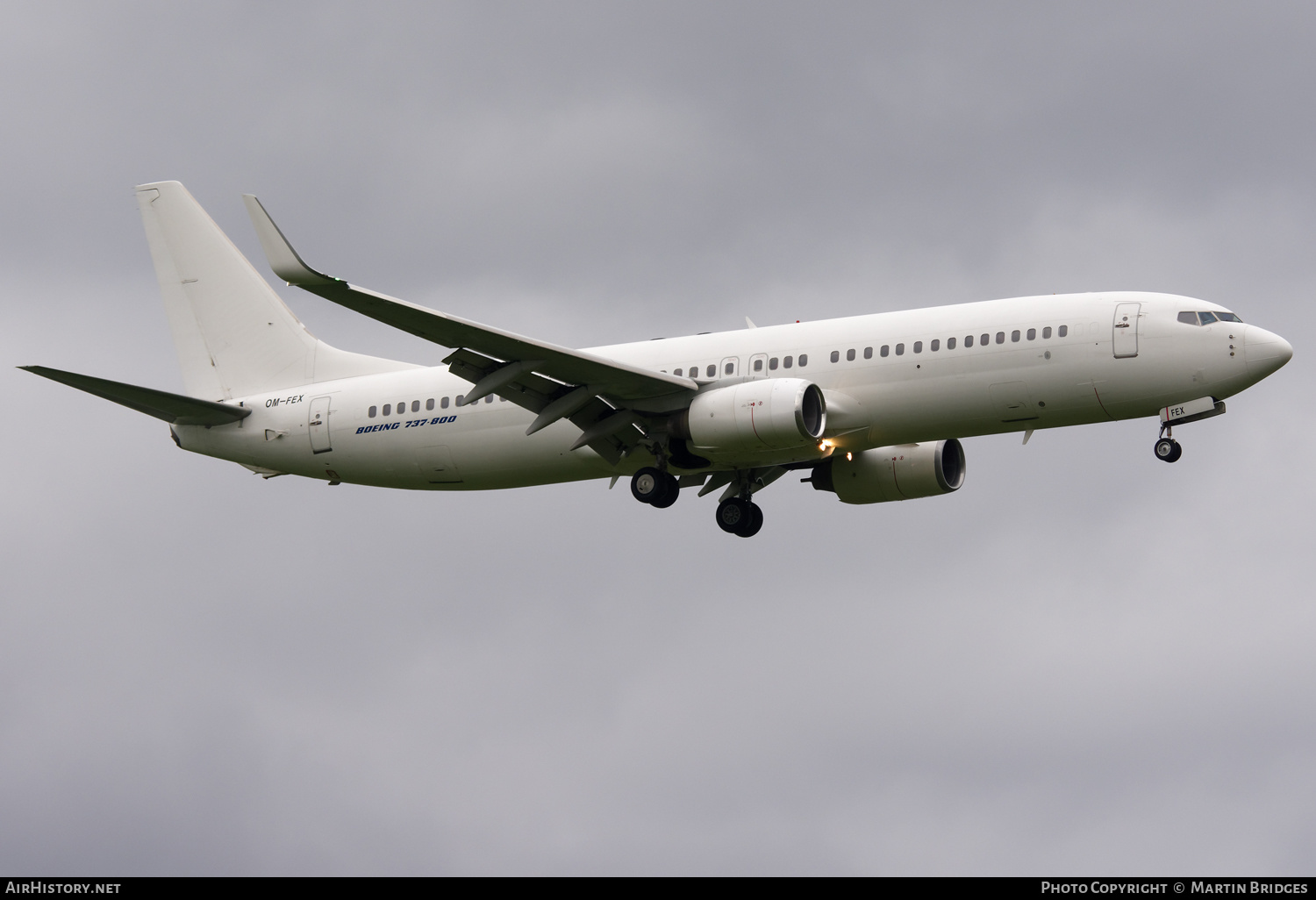 Aircraft Photo of OM-FEX | Boeing 737-8Q8 | AirHistory.net #453702