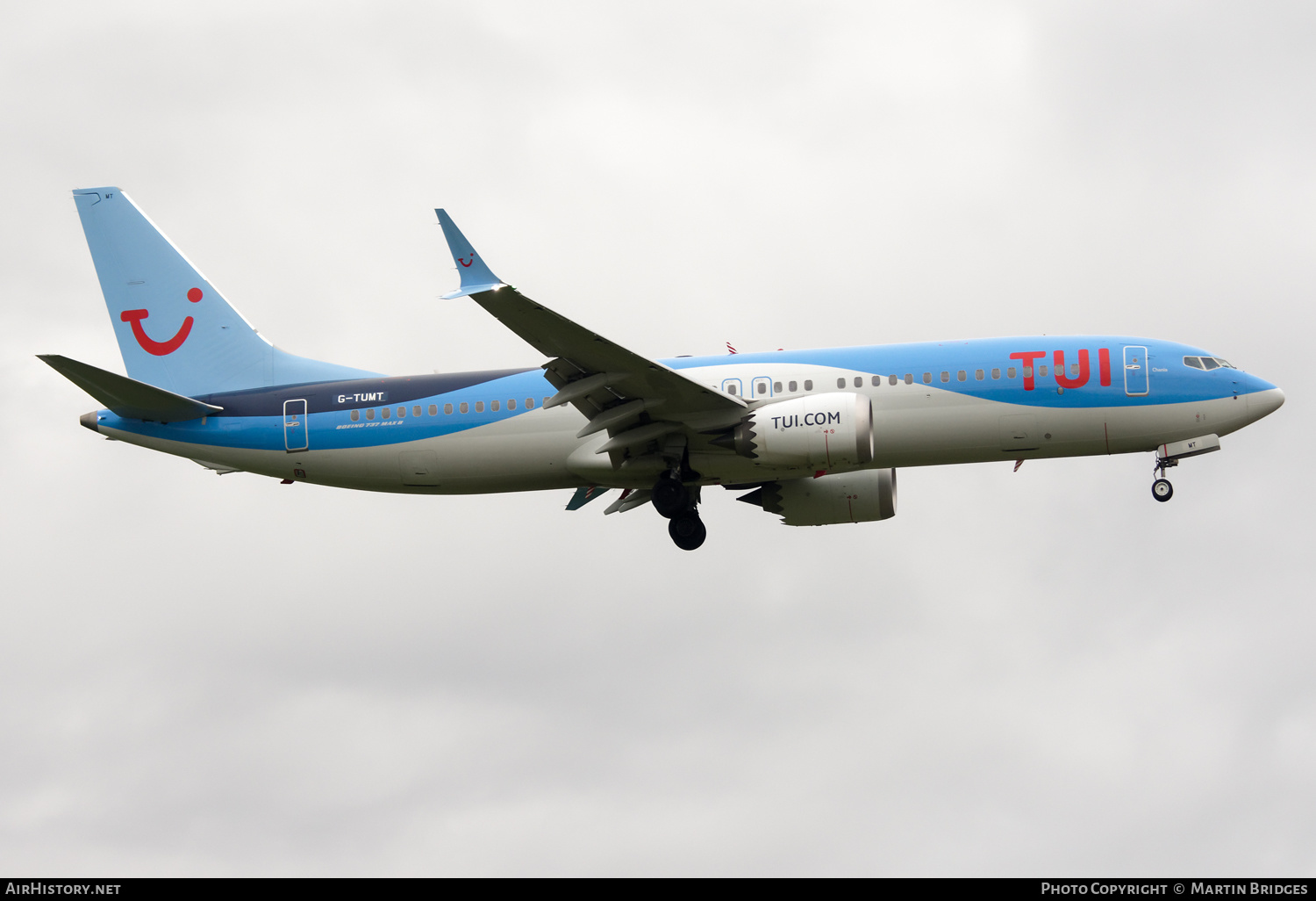 Aircraft Photo of G-TUMT | Boeing 737-8 Max 8 | TUI | AirHistory.net #453727