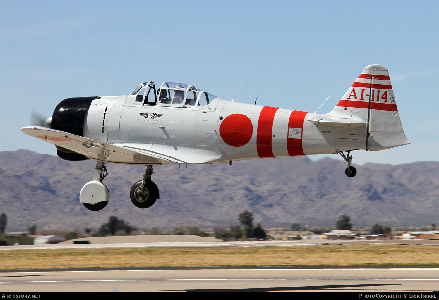 Aircraft Photo of N15797 / AI-114 | North American T-6 / A6M Zero (mod) | Commemorative Air Force | Japan - Air Force | AirHistory.net #453743