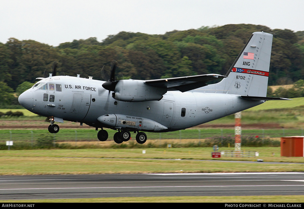 Aircraft Photo of 08-7012 | Alenia C-27J Spartan | USA - Air Force | AirHistory.net #453747