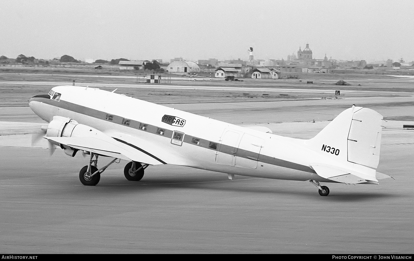 Aircraft Photo of N330 | Douglas C-47 Skytrain | Arabian Geophysical & Surveying Company - ARGAS | AirHistory.net #453762
