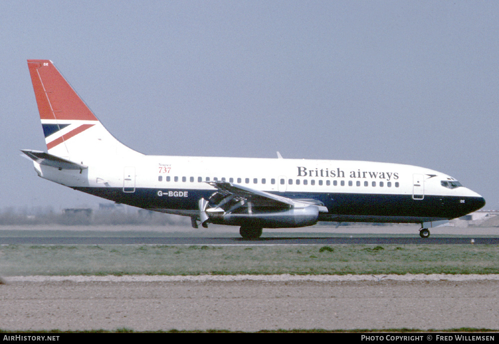 Aircraft Photo of G-BGDE | Boeing 737-236/Adv | British Airways | AirHistory.net #453781