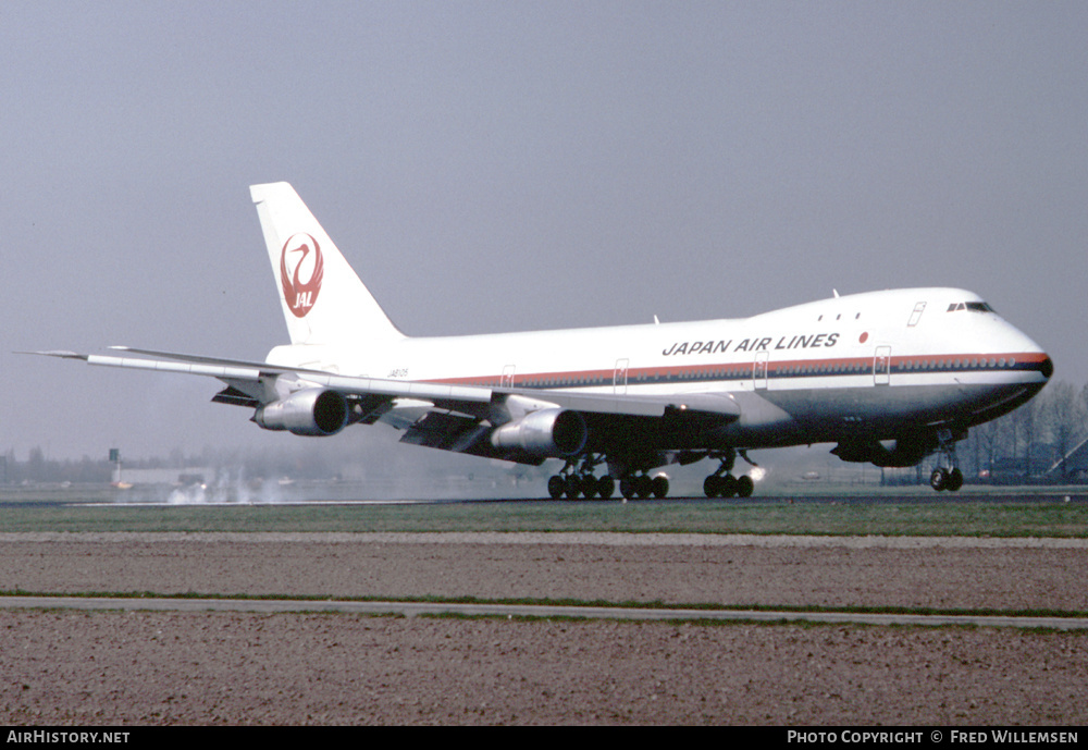 Aircraft Photo of JA8105 | Boeing 747-246B | Japan Air Lines - JAL | AirHistory.net #453782