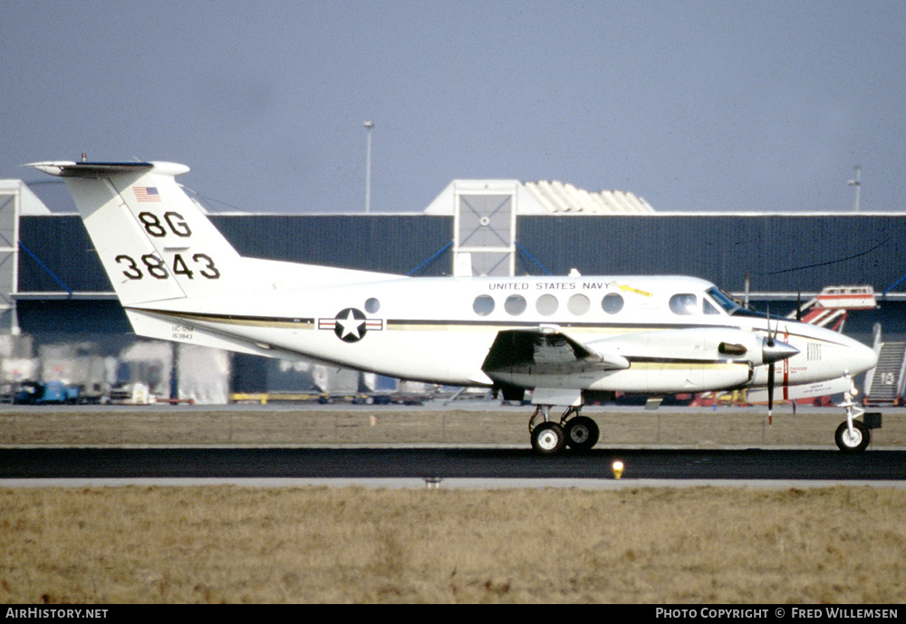 Aircraft Photo of 163843 / 3843 | Beech UC-12M Super King Air (B200C) | USA - Navy | AirHistory.net #453791