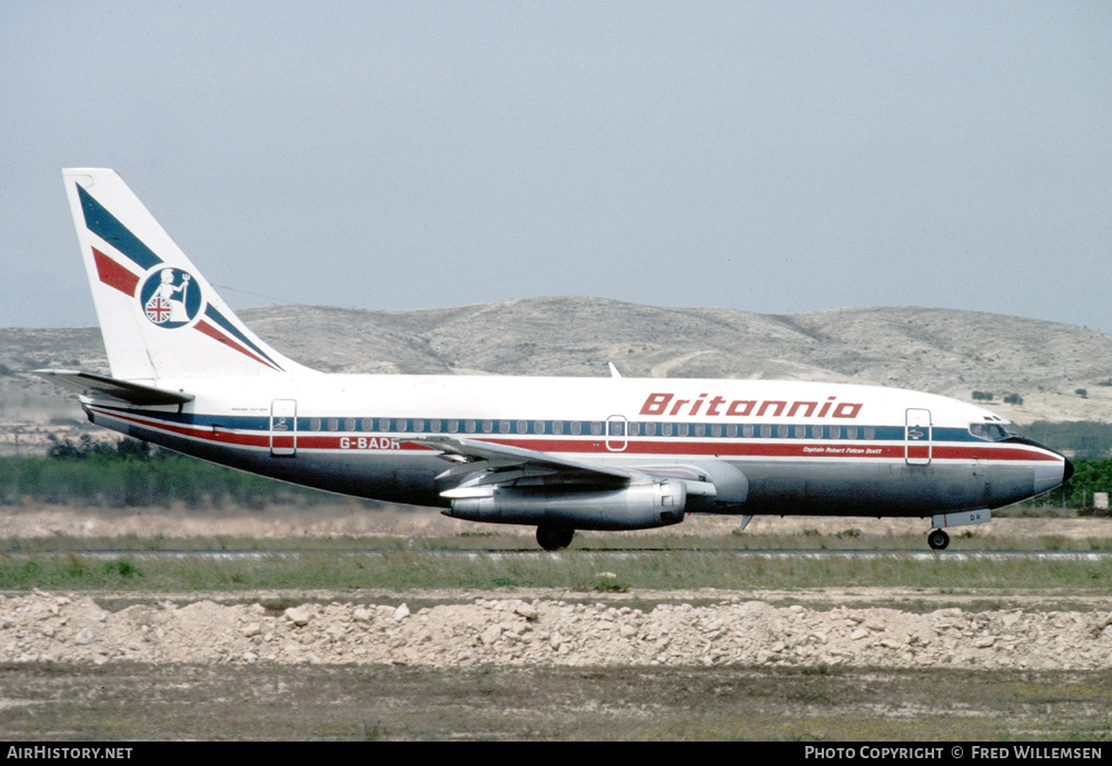 Aircraft Photo of G-BADR | Boeing 737-204 | Britannia Airways | AirHistory.net #453797