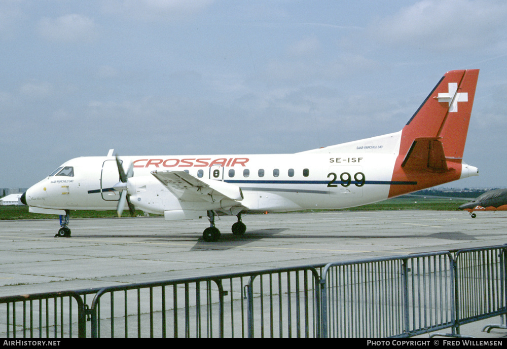 Aircraft Photo of SE-ISF | Saab-Fairchild SF-340A | Crossair | AirHistory.net #453800
