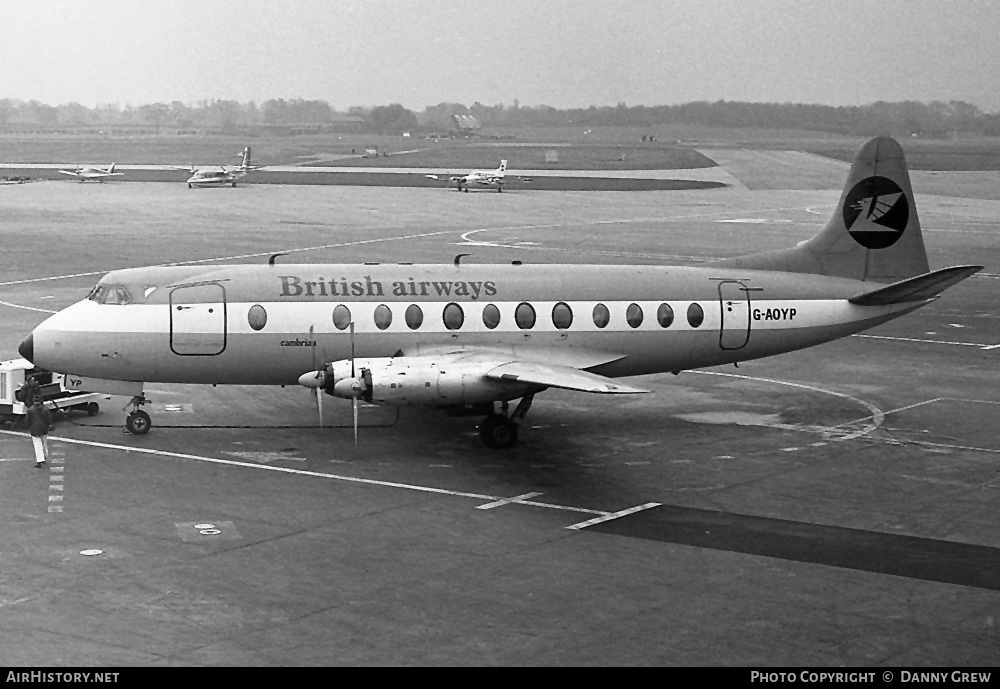 Aircraft Photo of G-AOYP | Vickers 806 Viscount | British Airways | AirHistory.net #453818