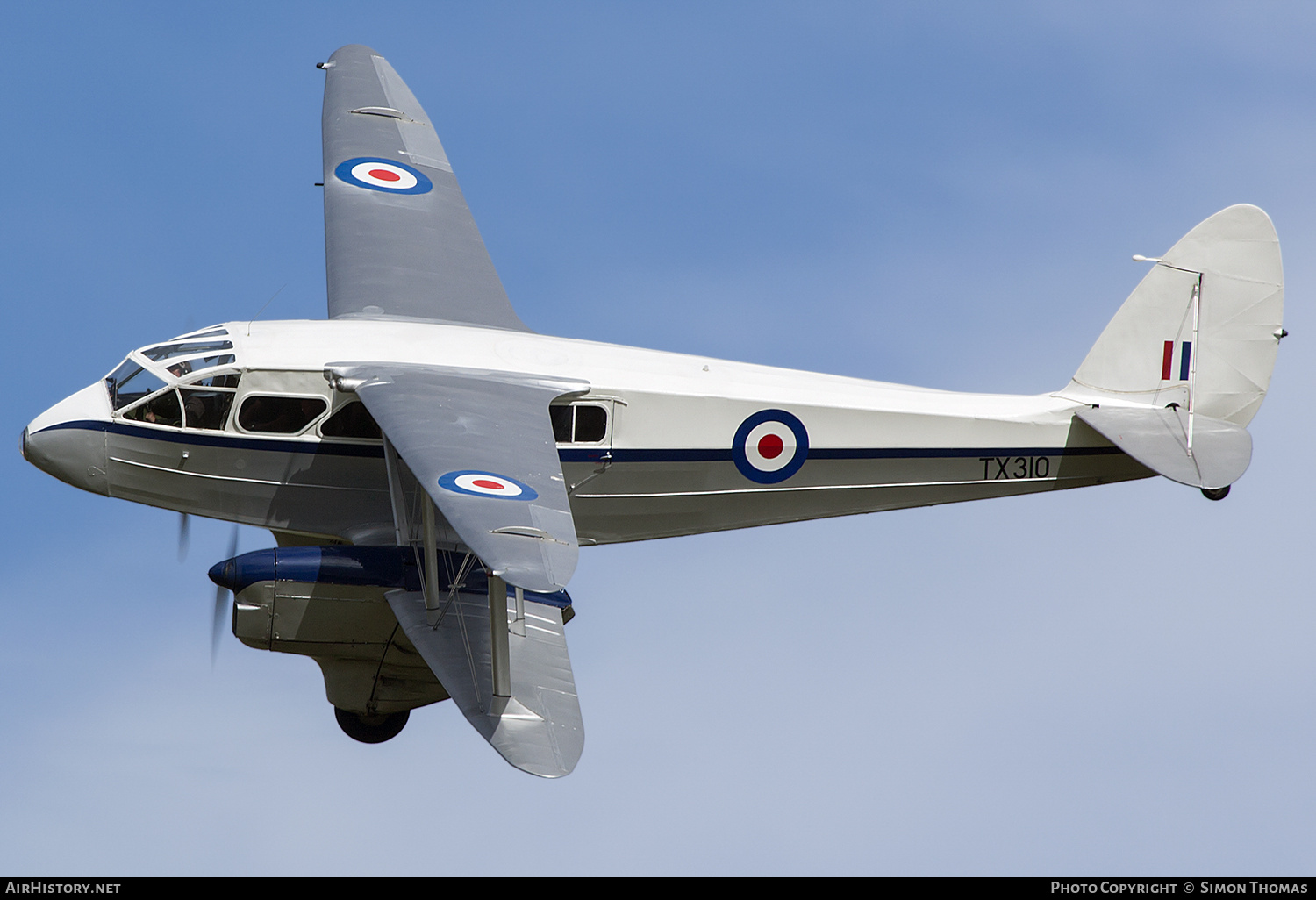 Aircraft Photo of G-AIDL / TX310 | De Havilland D.H. 89A Dragon Rapide | UK - Air Force | AirHistory.net #453821