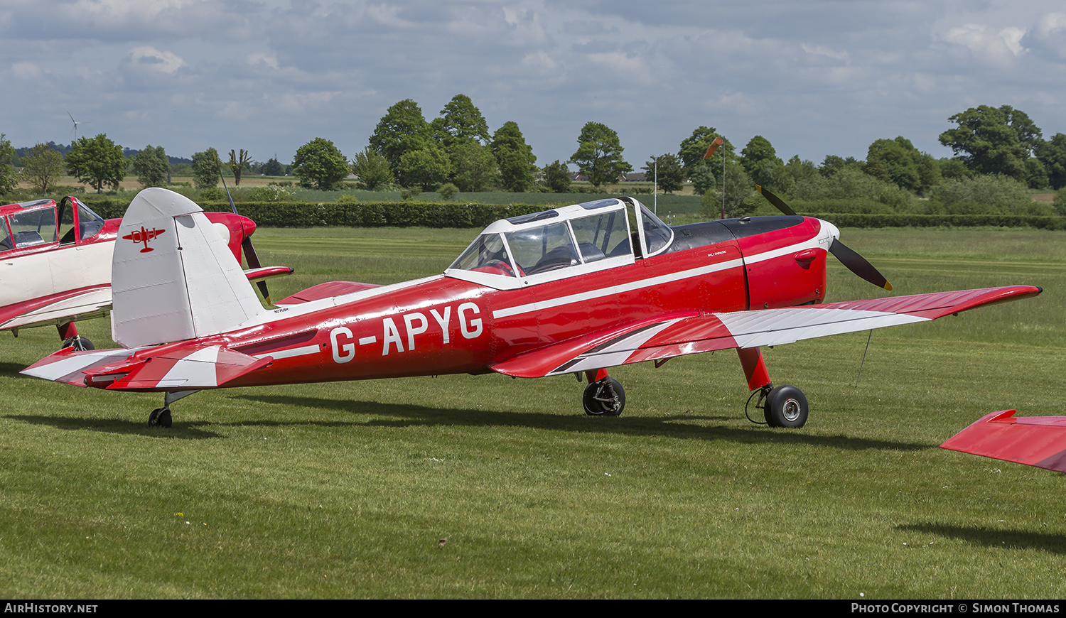 Aircraft Photo of G-APYG | De Havilland Canada DHC-1 Chipmunk Mk22 | AirHistory.net #453822