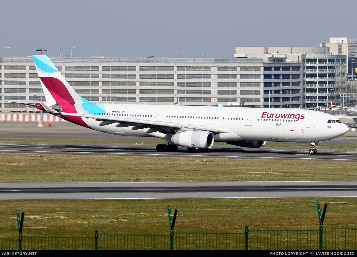 Aircraft Photo of OO-SFB | Airbus A330-342 | Eurowings | AirHistory.net #453886