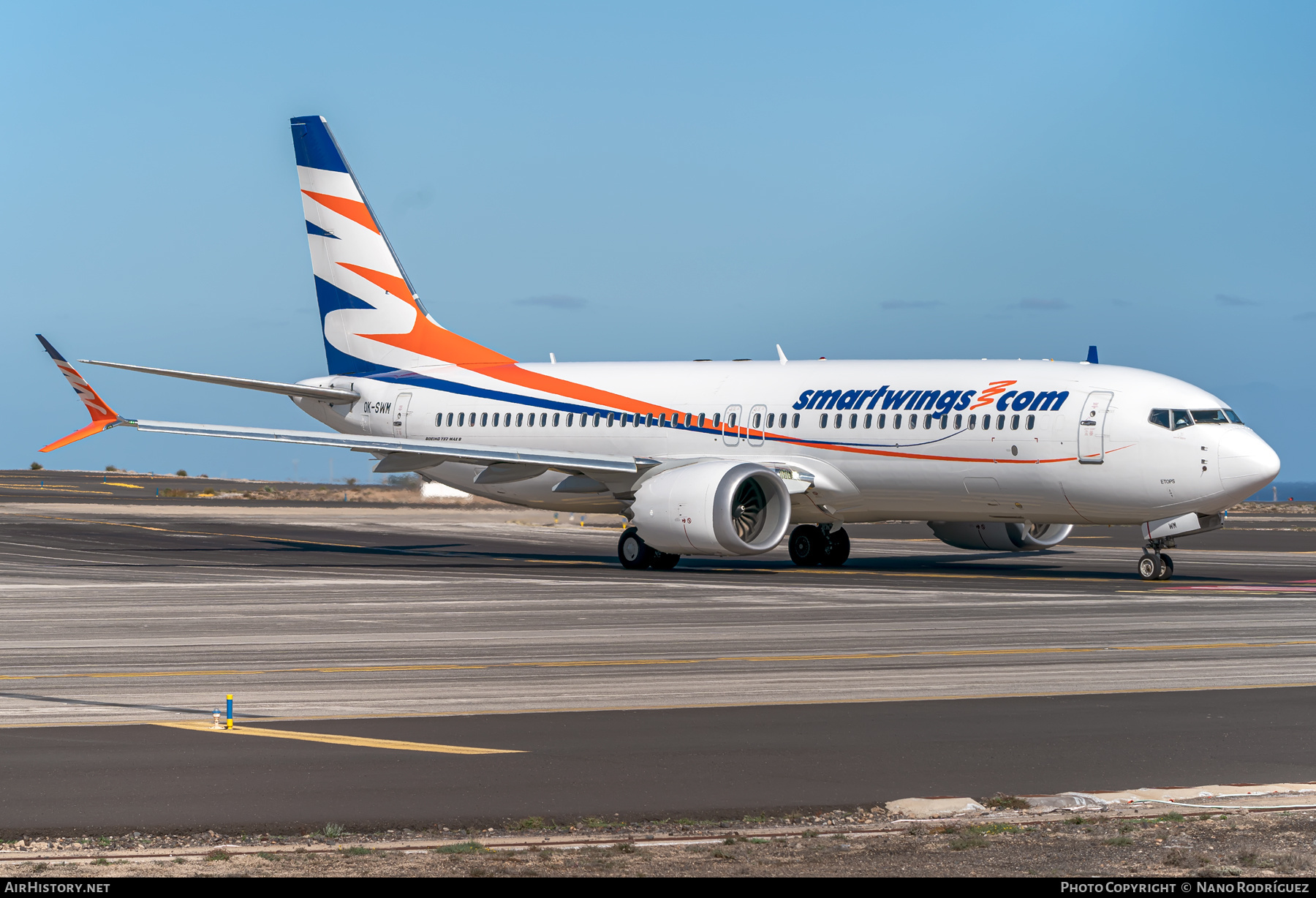 Aircraft Photo of OK-SWM | Boeing 737-8 Max 8 | Smartwings | AirHistory.net #453888