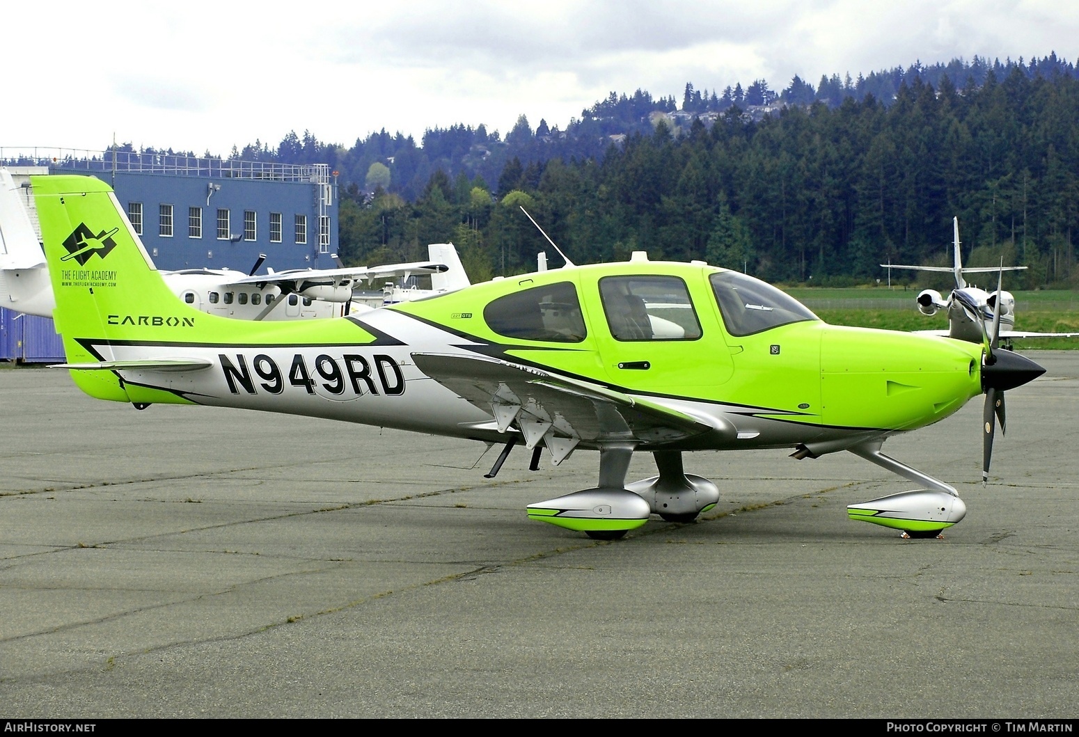 Aircraft Photo of N949RD | Cirrus SR-22T G6-GTS Carbon | The Flight Academy | AirHistory.net #453905