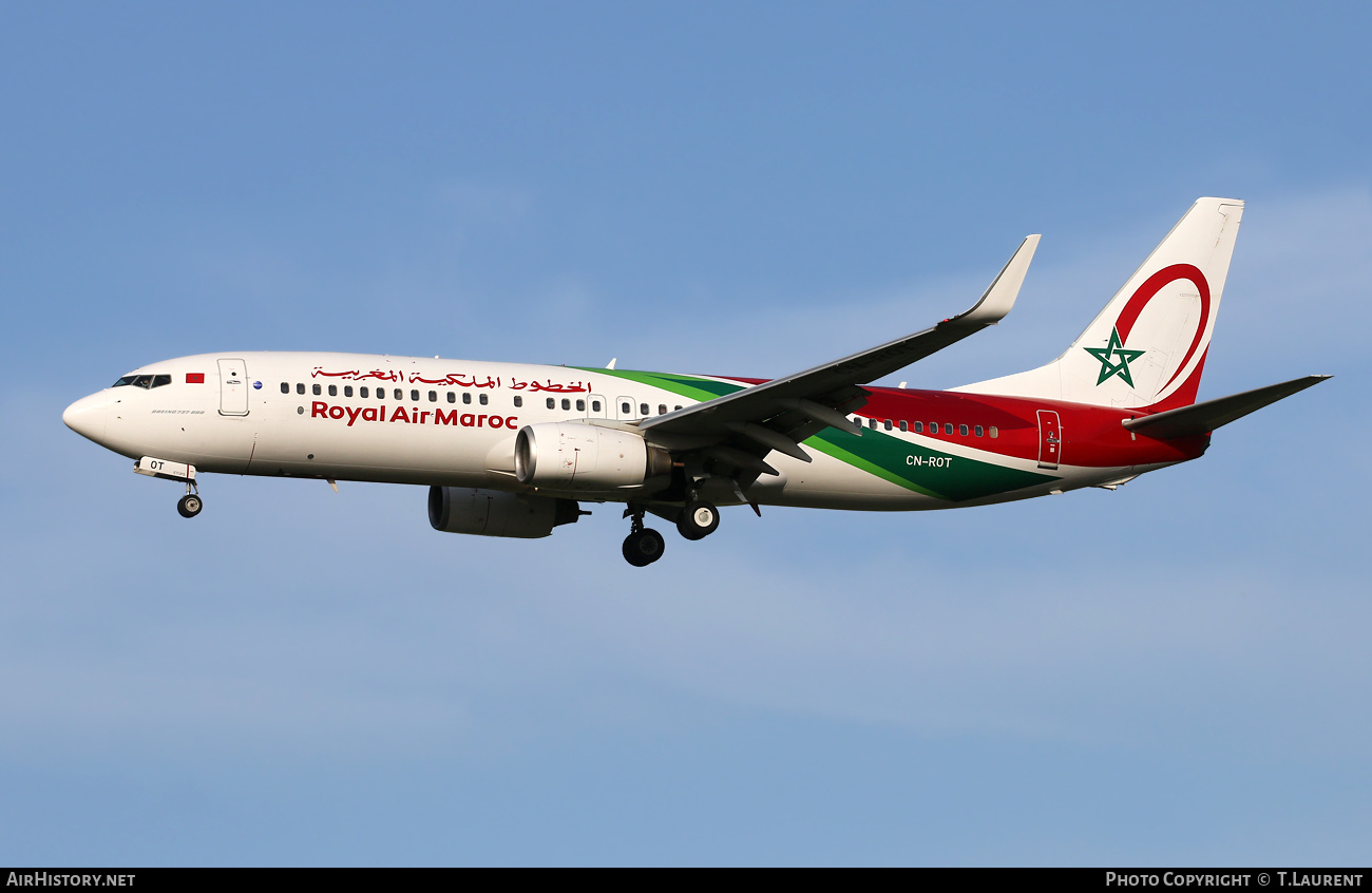 Aircraft Photo of CN-ROT | Boeing 737-8B6 | Royal Air Maroc - RAM | AirHistory.net #453910