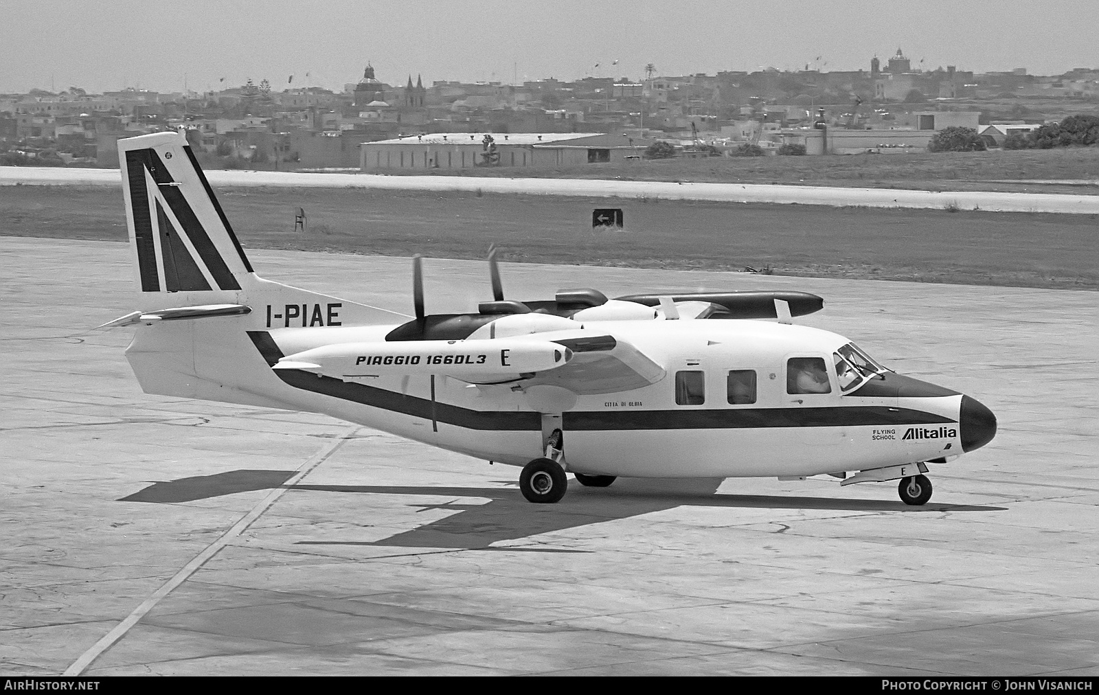 Aircraft Photo of I-PIAE | Piaggio P-166DL-3 | Alitalia - Scuola di Volo | AirHistory.net #453955