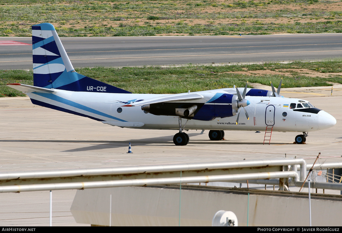 Aircraft Photo of UR-CQE | Antonov An-26B | Vulkan Air | AirHistory.net #453965