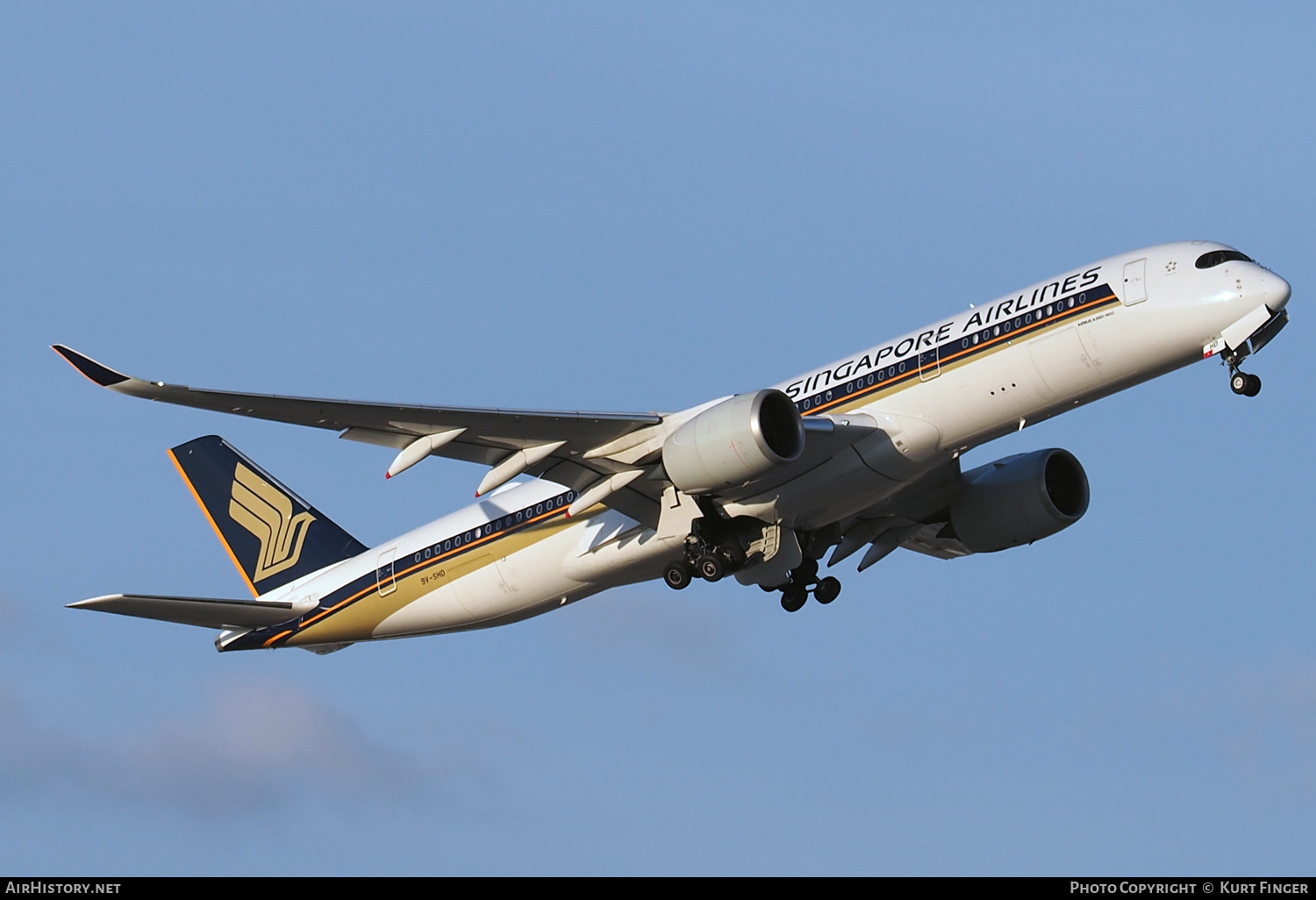 Aircraft Photo of 9V-SHD | Airbus A350-941 | Singapore Airlines | AirHistory.net #453994