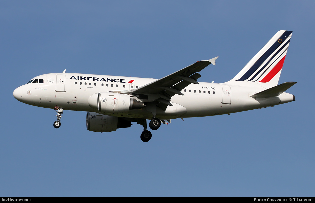 Aircraft Photo of F-GUGK | Airbus A318-111 | Air France | AirHistory.net #454012
