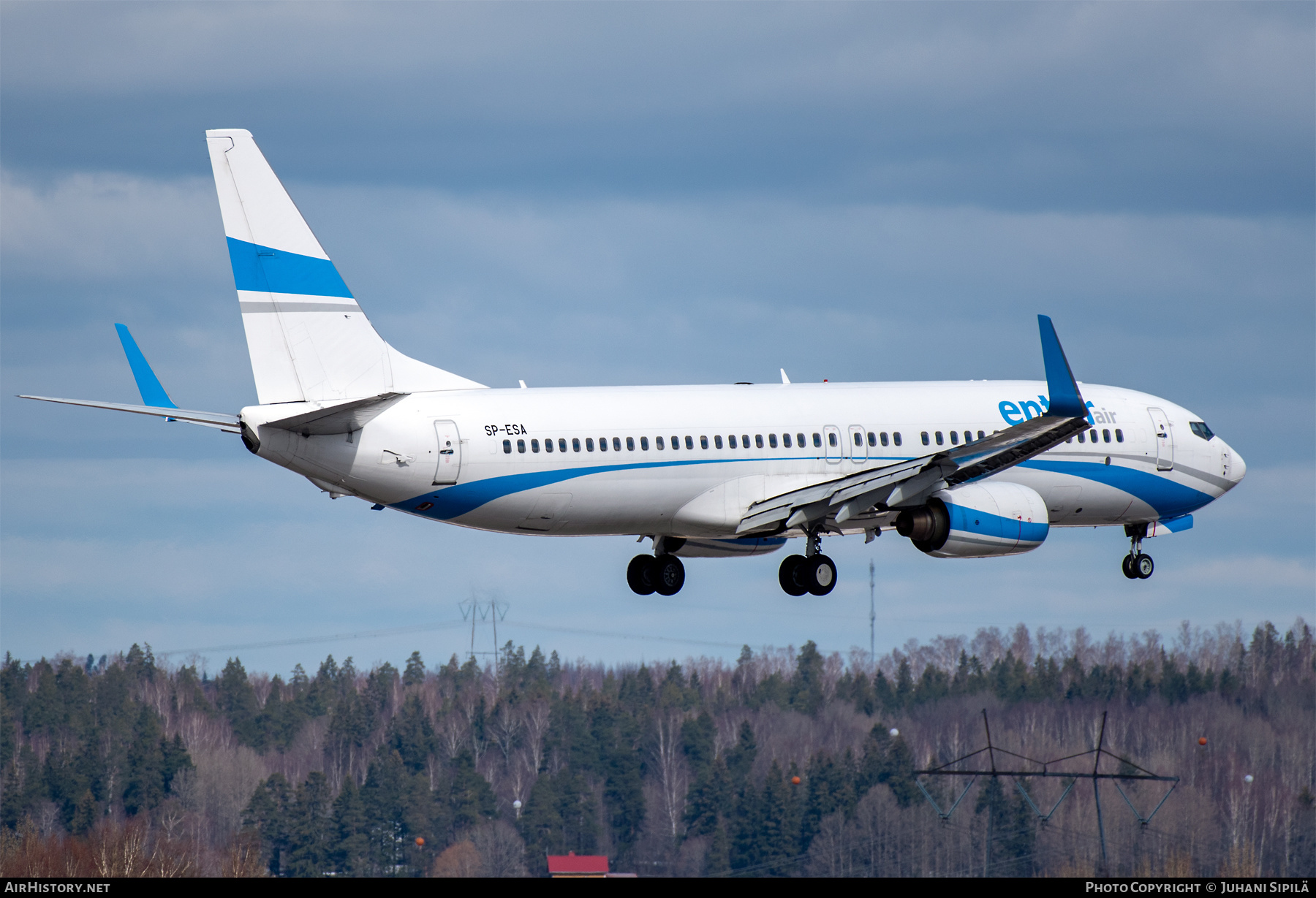 Aircraft Photo of SP-ESA | Boeing 737-8Q8 | Enter Air | AirHistory.net #454026