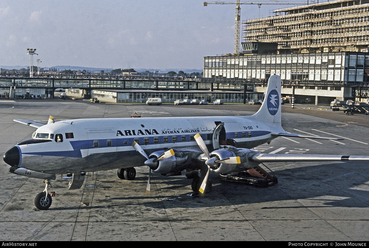 Aircraft Photo of YA-DAO | Douglas DC-6A | Ariana Afghan Airlines | AirHistory.net #454054