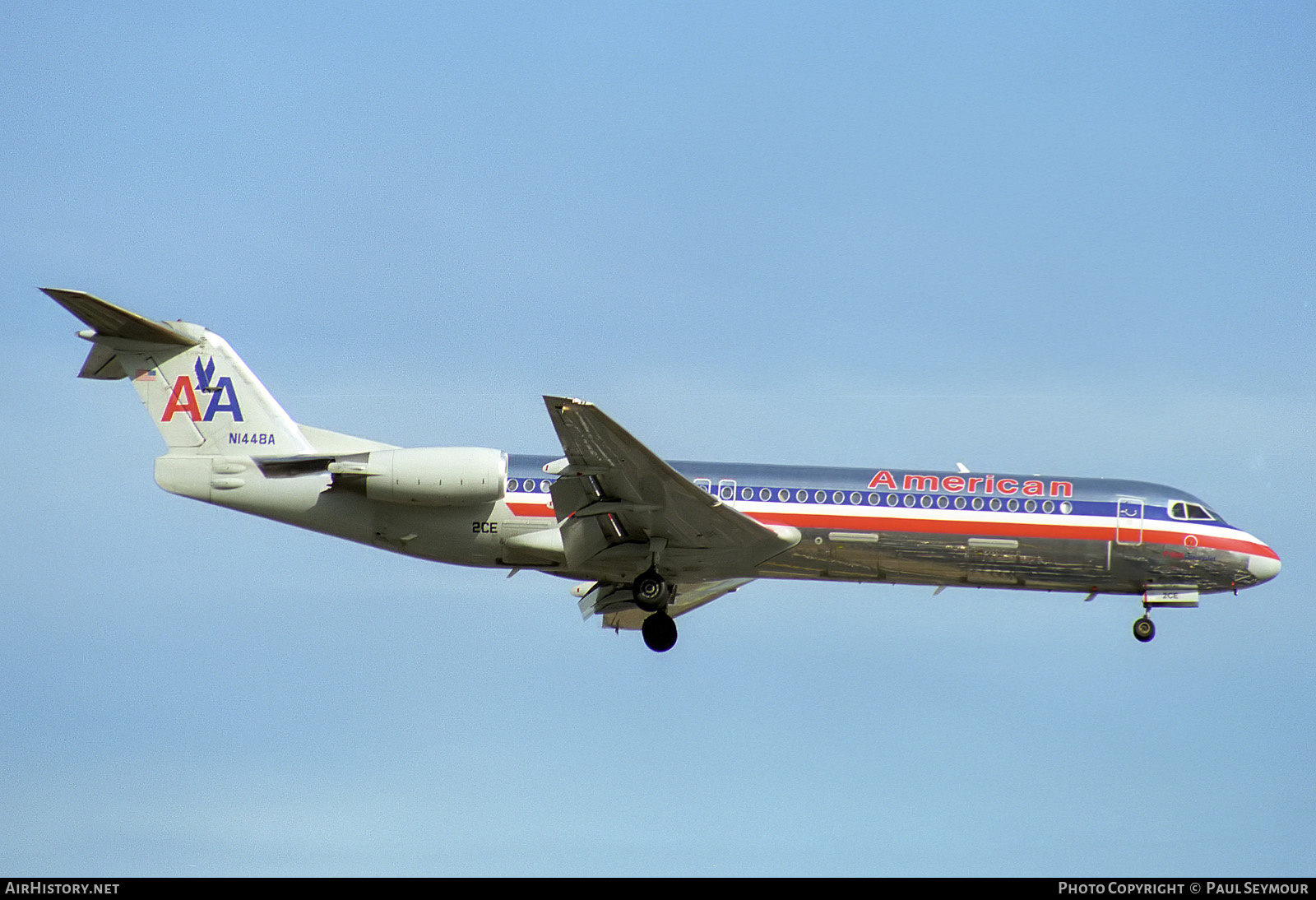 Aircraft Photo of N1448A | Fokker 100 (F28-0100) | American Airlines | AirHistory.net #454067