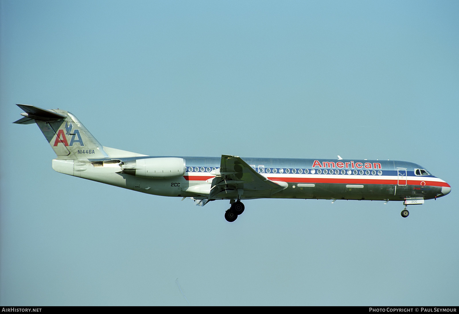 Aircraft Photo of N1446A | Fokker 100 (F28-0100) | American Airlines | AirHistory.net #454069