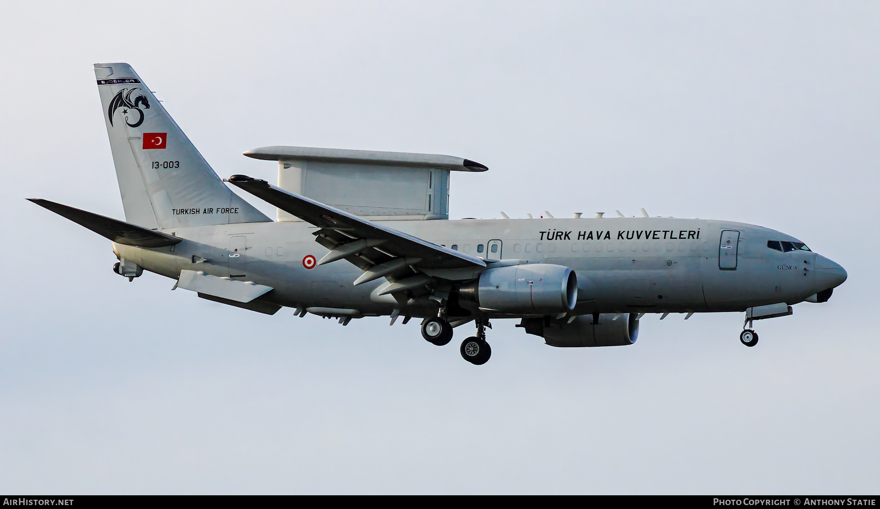 Aircraft Photo of 13-003 | Boeing E-7T Wedgetail | Turkey - Air Force | AirHistory.net #454098