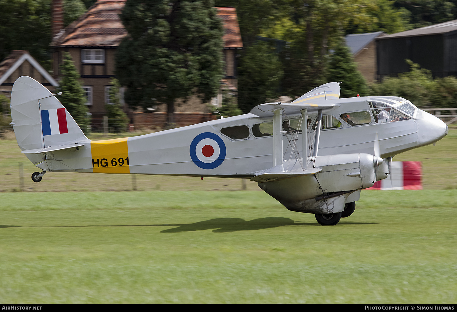 Aircraft Photo of G-AIYR / HG691 | De Havilland D.H. 89A Dragon Rapide | UK - Air Force | AirHistory.net #454133
