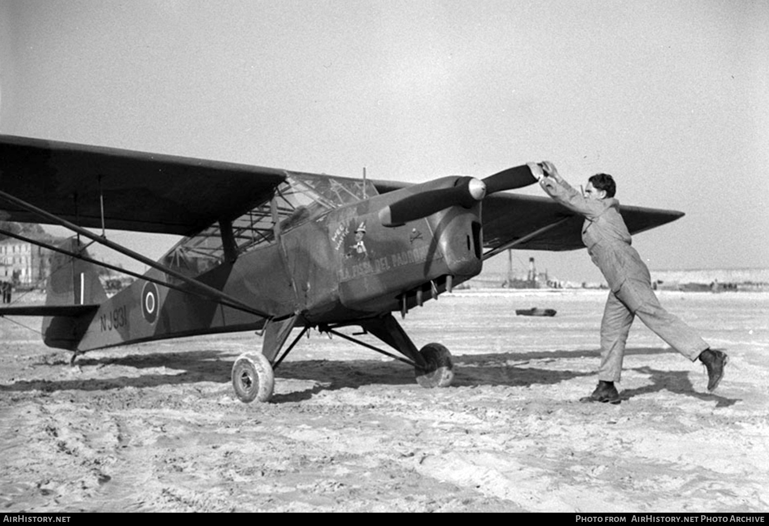 Aircraft Photo of NJ831 | Taylorcraft E Auster Mk3 | UK - Air Force | AirHistory.net #454141
